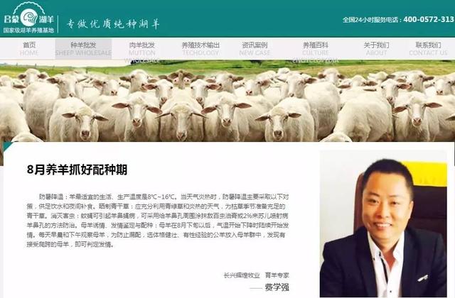 輝煌牧業(yè)超級(jí)營(yíng)銷型網(wǎng)站&ldquo;種養(yǎng)批發(fā)&rdquo;頁(yè)首屏截圖