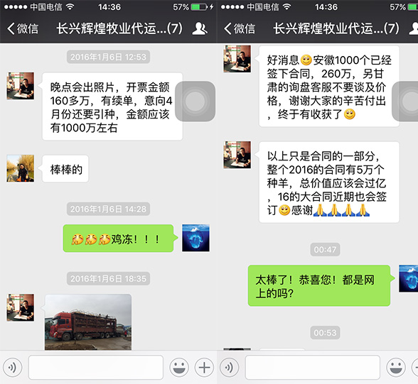 客戶喜報