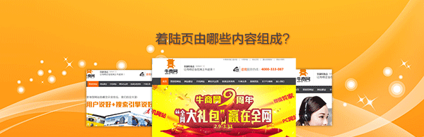 著陸頁由哪些內容組成