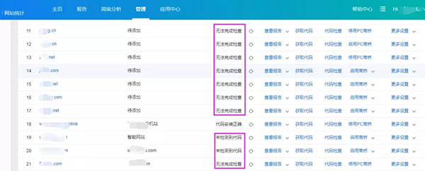 站點百度統計代碼安裝不準確的情況