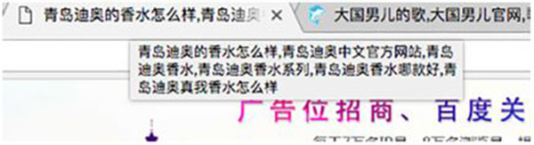title堆砌關鍵詞案例