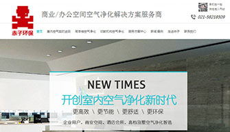 上海環保營銷型網站建設案例