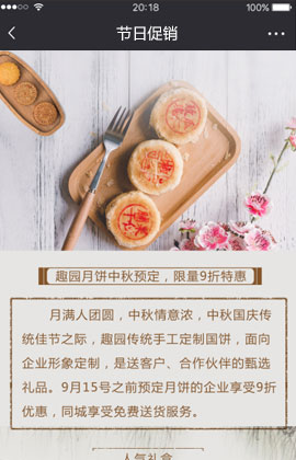 節(jié)日促銷